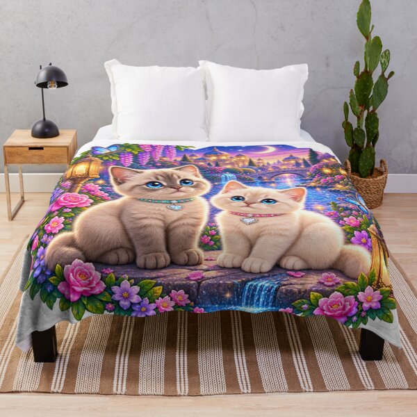 Item preview, Cute Fantasy Kittens Magical Garden designed and sold by AnjaSarahArt.
