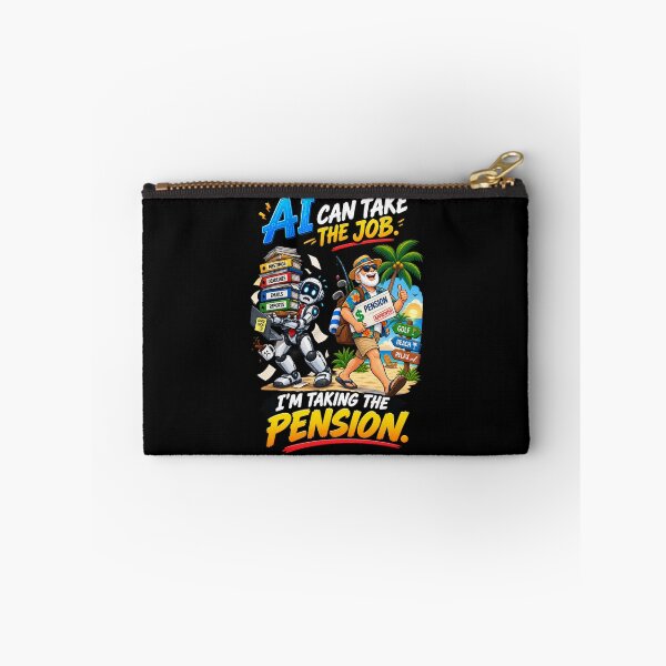 Item preview, AI CAN TAKE THE JOB. I’M TAKING THE PENSION. designed and sold by signshirtz.