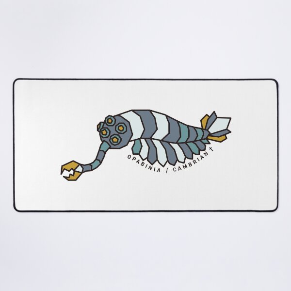 Item preview, Geometric Opabinia - Mustard & Grey Accents designed and sold by AnimalsKnowAll.