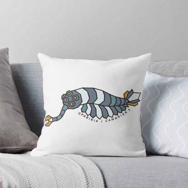 Item preview, Geometric Opabinia - Mustard & Grey Accents designed and sold by AnimalsKnowAll.