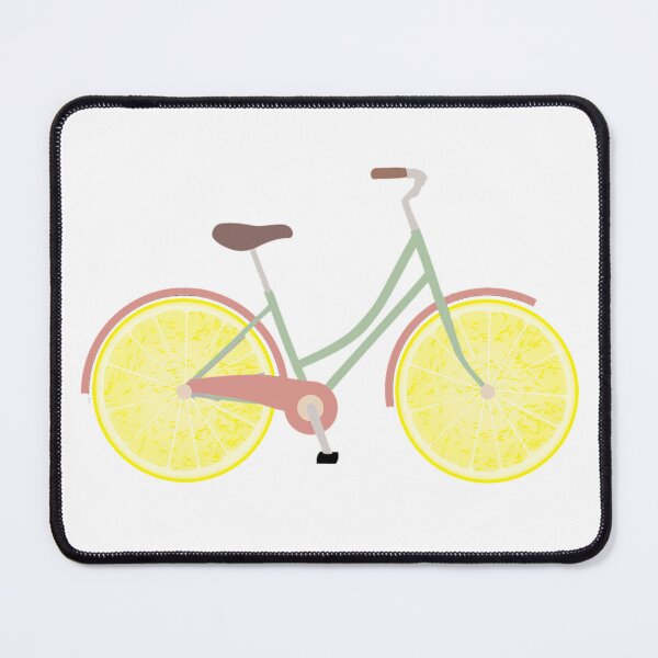 Item preview, Lemon Bicycle Wall Art, Citrus Bike Print, Whimsical Cycling Decor, Retro Illustration designed and sold by RickE.