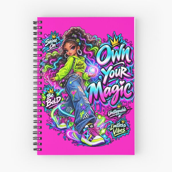 Item preview, Own Your Magic Streetwear Girl- graffiti typo designed and sold by CurrentPhase.
