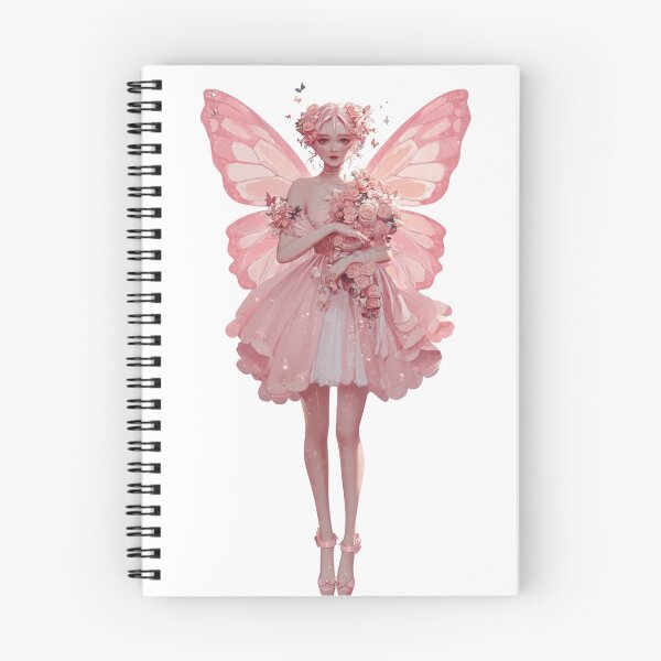 Item preview, Pink Flower Fairy With Butterfly Wings  designed and sold by LC&LCPlatform.