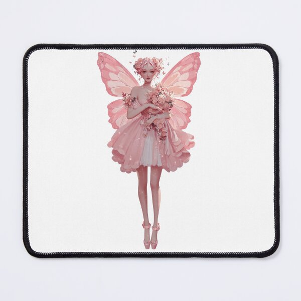 Item preview, Pink Flower Fairy With Butterfly Wings  designed and sold by LC&LCPlatform.