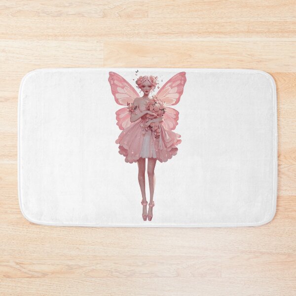 Item preview, Pink Flower Fairy With Butterfly Wings  designed and sold by LC&LCPlatform.