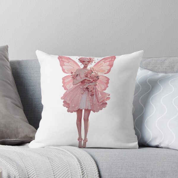 Item preview, Pink Flower Fairy With Butterfly Wings  designed and sold by LC&LCPlatform.