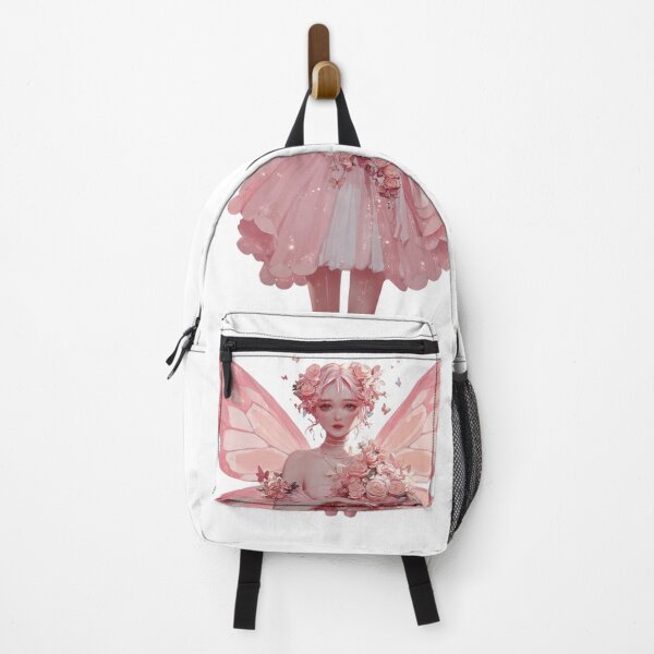 Item preview, Pink Flower Fairy With Butterfly Wings  designed and sold by LC&LCPlatform.