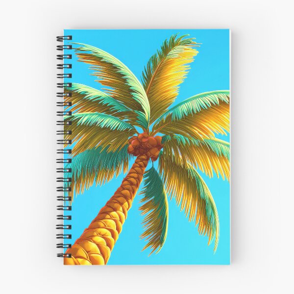 Item preview, Fantasy Tropical Palm Tree With Coconuts Colorful Art designed and sold by DEC02.