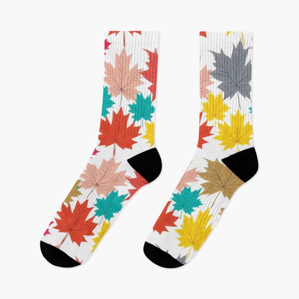 Item preview, Colorful Autumn Leaves Seamless Pattern designed and sold by MargaretPolanco.