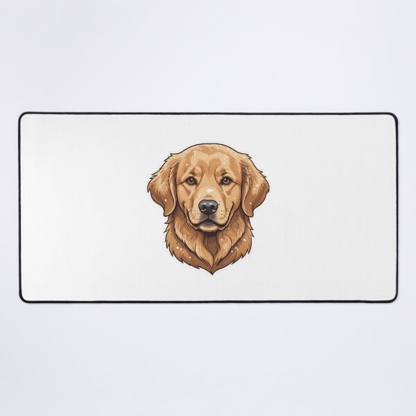 Item preview, Golden Retriever Face Portrait Winter Holiday Style – Golden retriever mom gift designed and sold by michallechowicz.