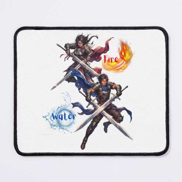 Item preview, mercenary knights water + fire designed and sold by Crimsonmerchant.