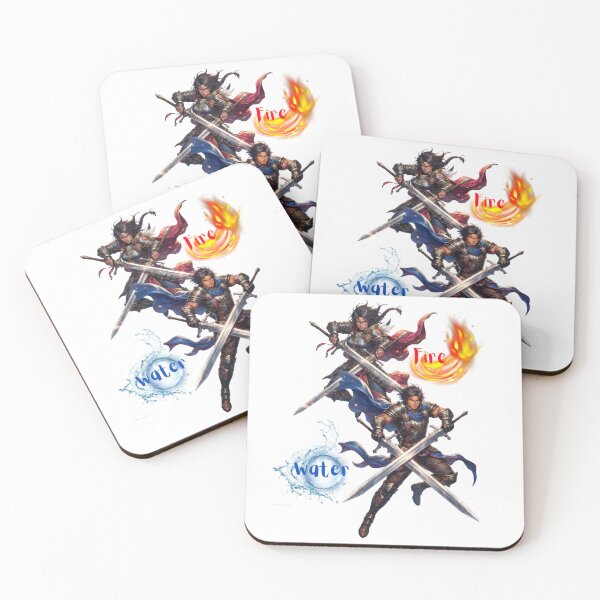 Item preview, mercenary knights water + fire designed and sold by Crimsonmerchant.