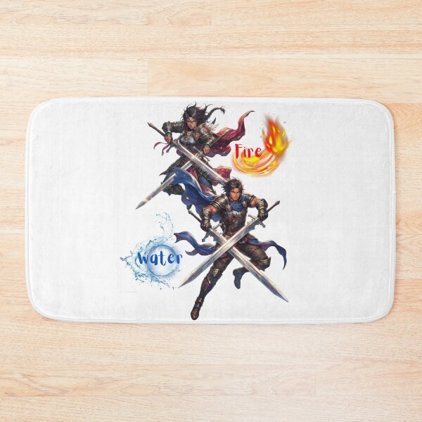 Item preview, mercenary knights water + fire designed and sold by Crimsonmerchant.
