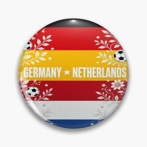 Item preview, Germany vs netherlands minimalist football match poster  designed and sold by Nexus Space.