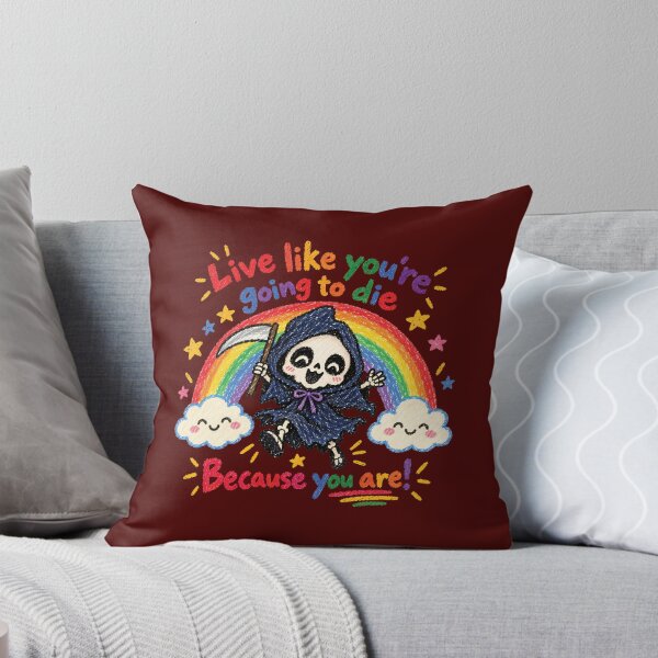 Item preview, Live Like You're Going to Die Because You Are - Life is Hard designed and sold by andromeda-redd.