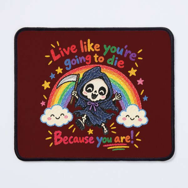 Item preview, Live Like You're Going to Die Because You Are - Life is Hard designed and sold by andromeda-redd.
