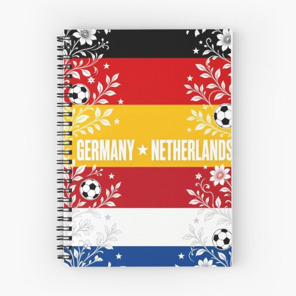 Item preview, Germany vs netherlands minimalist football match poster  designed and sold by Nexus Space.