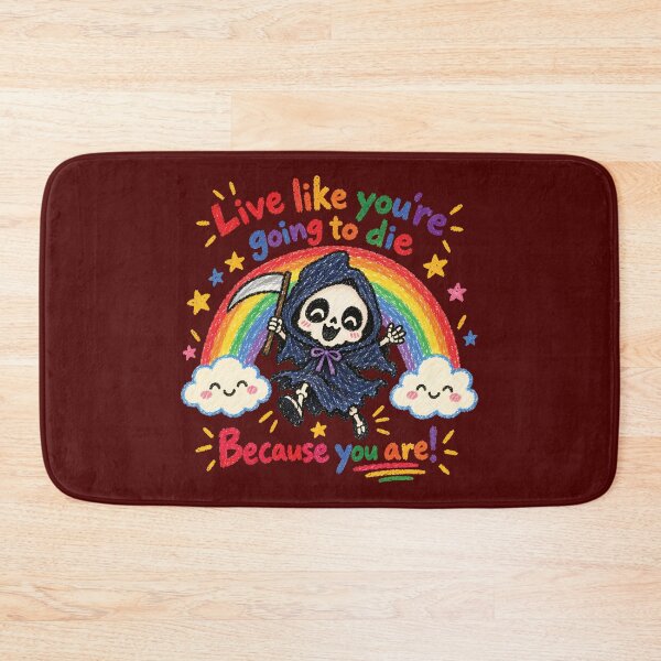 Item preview, Live Like You're Going to Die Because You Are - Life is Hard designed and sold by andromeda-redd.
