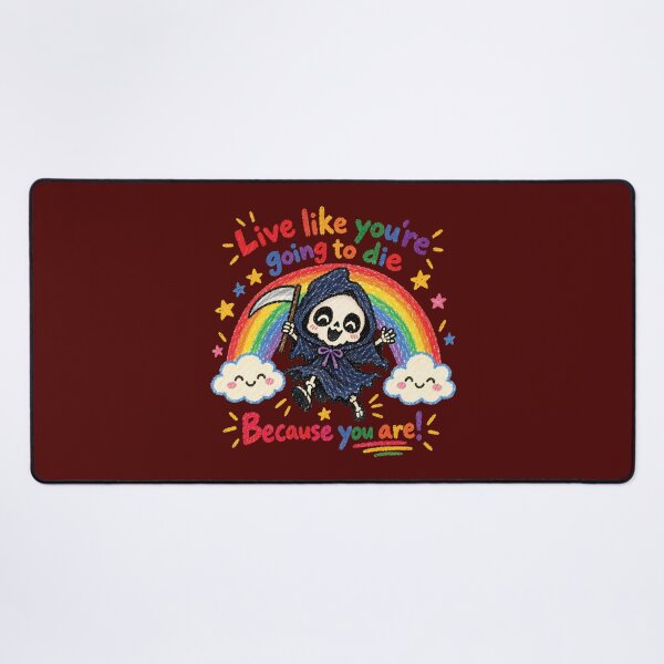 Item preview, Live Like You're Going to Die Because You Are - Life is Hard designed and sold by andromeda-redd.