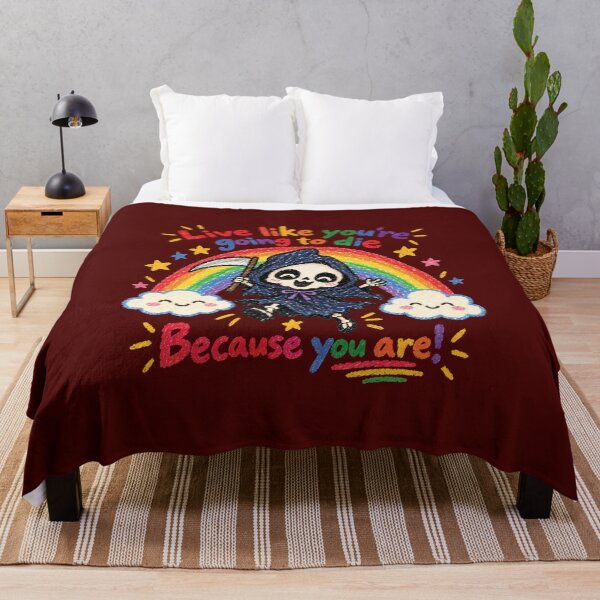 Item preview, Live Like You're Going to Die Because You Are - Life is Hard designed and sold by andromeda-redd.
