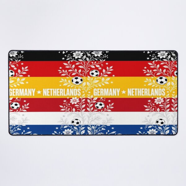 Item preview, Germany vs netherlands minimalist football match poster  designed and sold by Nexus Space.