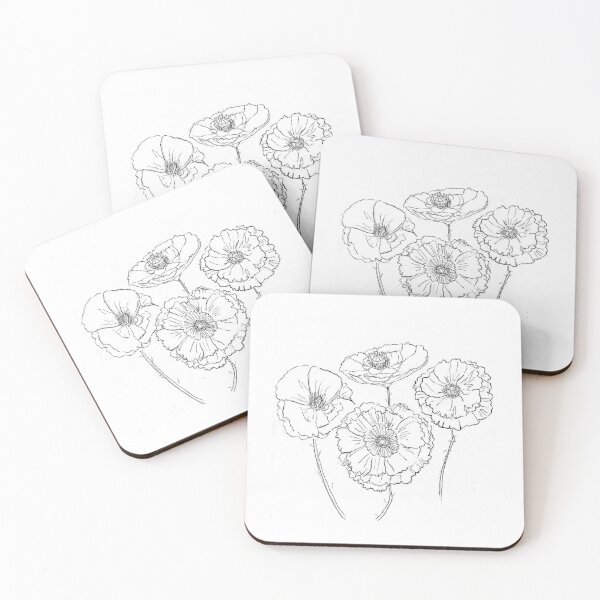 Item preview, POPPIES designed and sold by ombradellaluna.