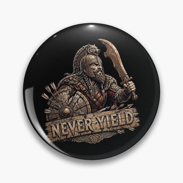 Item preview, Never Yield Warrior Shirt, Ancient Warrior T-Shirt, Battle Warrior Gift, Medieval Warrior Apparel, Viking Warrior Shirt, Spartan Warrior Gift, War Art, Warrior Spirit designed and sold by Typologystudios.