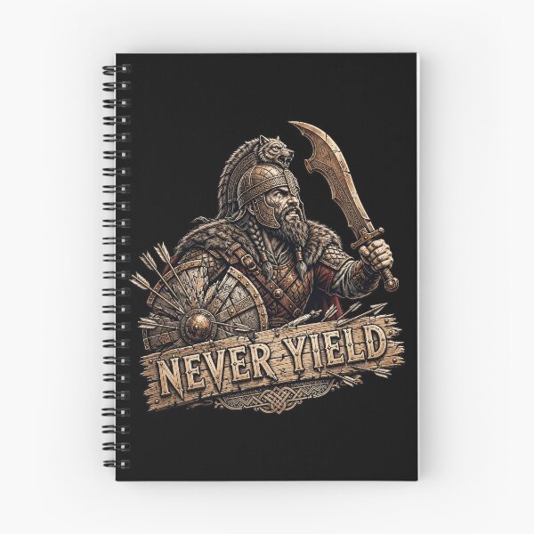 Item preview, Never Yield Warrior Shirt, Ancient Warrior T-Shirt, Battle Warrior Gift, Medieval Warrior Apparel, Viking Warrior Shirt, Spartan Warrior Gift, War Art, Warrior Spirit designed and sold by Typologystudios.