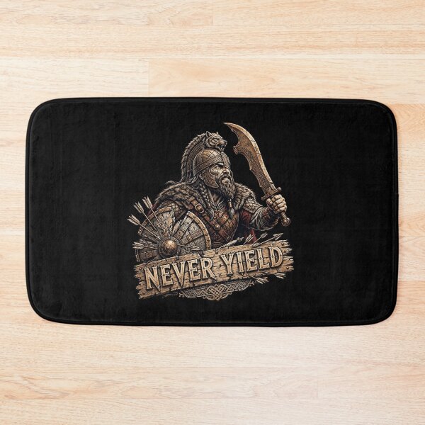 Item preview, Never Yield Warrior Shirt, Ancient Warrior T-Shirt, Battle Warrior Gift, Medieval Warrior Apparel, Viking Warrior Shirt, Spartan Warrior Gift, War Art, Warrior Spirit designed and sold by Typologystudios.