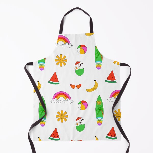 Item preview, Summer Surfboards, Beach Balls, Rainbows, And Fruit Pattern designed and sold by DEC02.