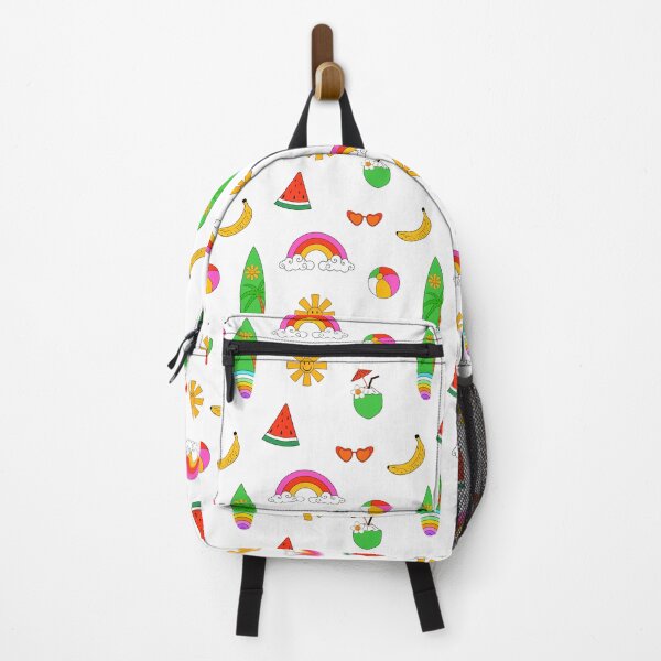 Item preview, Summer Surfboards, Beach Balls, Rainbows, And Fruit Pattern designed and sold by DEC02.