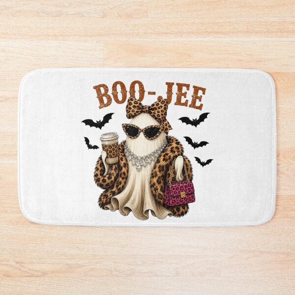 Item preview, Boo-Jee Ghost, Leopard Ghost, Ghost Coffee, Funny Fall, Ghost, Girly Halloween Gift, Boojee designed and sold by DesignDenDo ⭐⭐⭐⭐⭐.