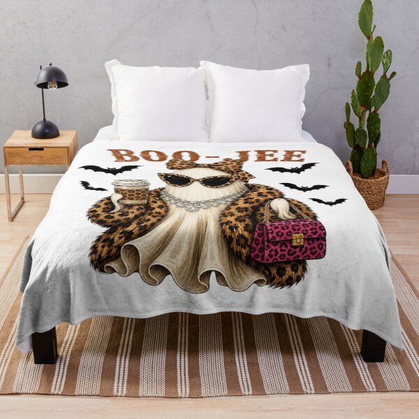 Item preview, Boo-Jee Ghost, Leopard Ghost, Ghost Coffee, Funny Fall, Ghost, Girly Halloween Gift, Boojee designed and sold by DesignDenDo ⭐⭐⭐⭐⭐.