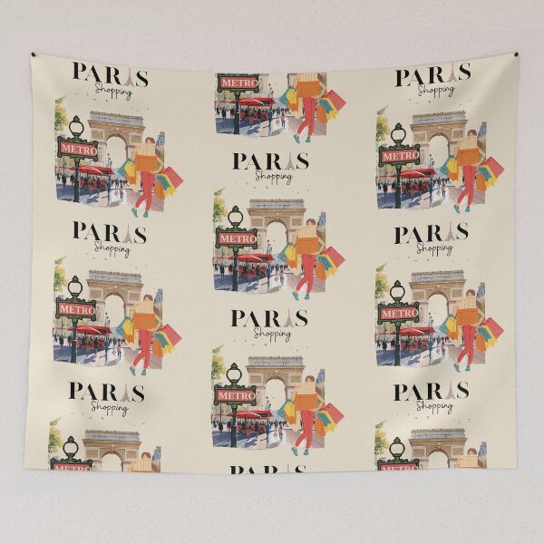 Item preview, Paris Shopping designed and sold by ImaginARTDesign.