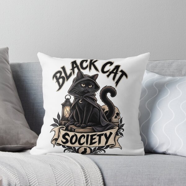 Item preview, black cat society designed and sold by Leo Bennett.