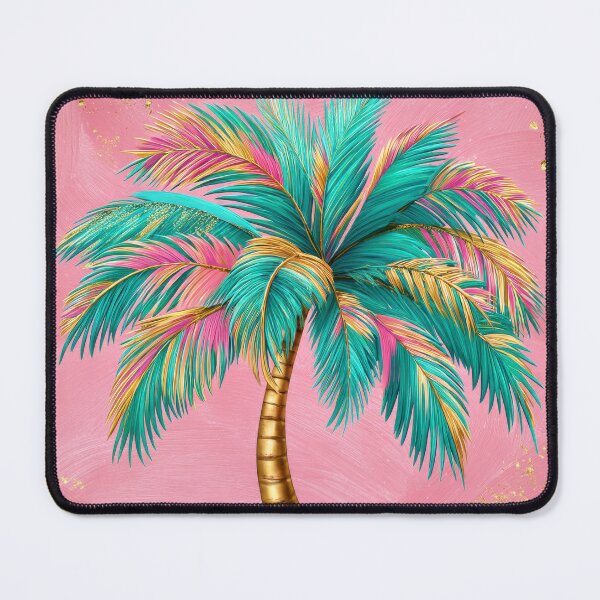 Item preview, Summer Fantasy Pink And Golden Palm Tree Design  designed and sold by DEC02.