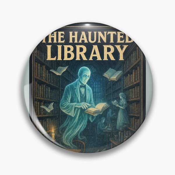 Item preview, The Haunted Library – Some Books Are Spookier Than Others designed and sold by Novel Works Studio.
