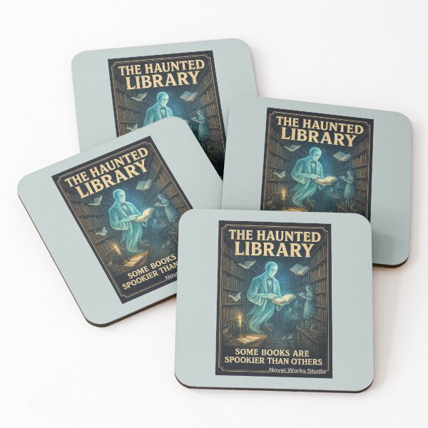 Item preview, The Haunted Library – Some Books Are Spookier Than Others designed and sold by Novel Works Studio.