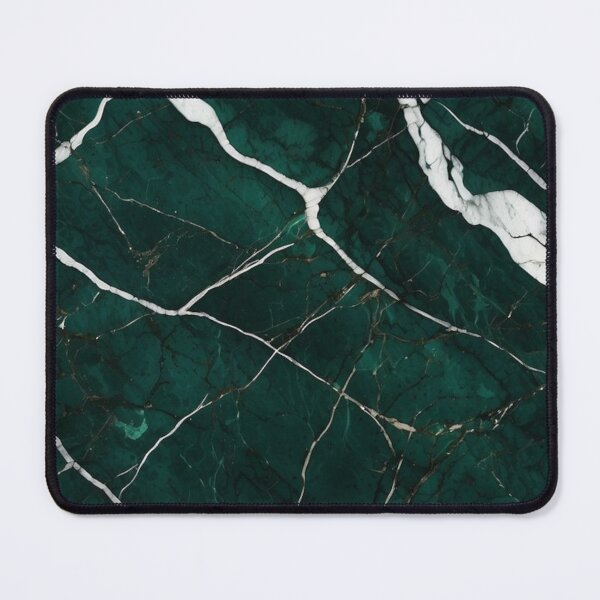 Item preview, Emerald Green and white Marble  designed and sold by ZedColors.