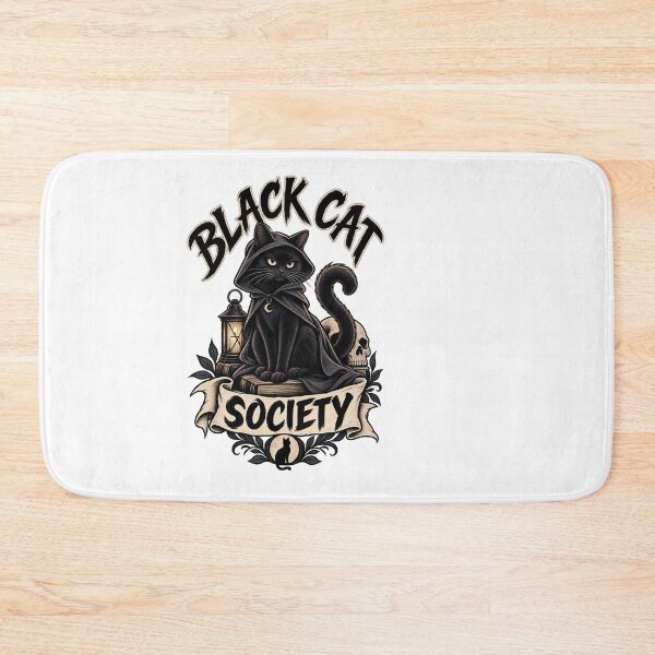 Item preview, black cat society designed and sold by Leo Bennett.