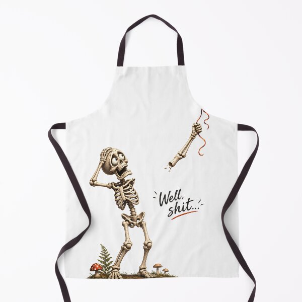 Item preview, Well Shit Funny Skeleton T-Shirt, Lost Balloon Dark Humor Halloween Gift, Gothic Sarcastic Skeleton Graphic Tee designed and sold by OUICHA.