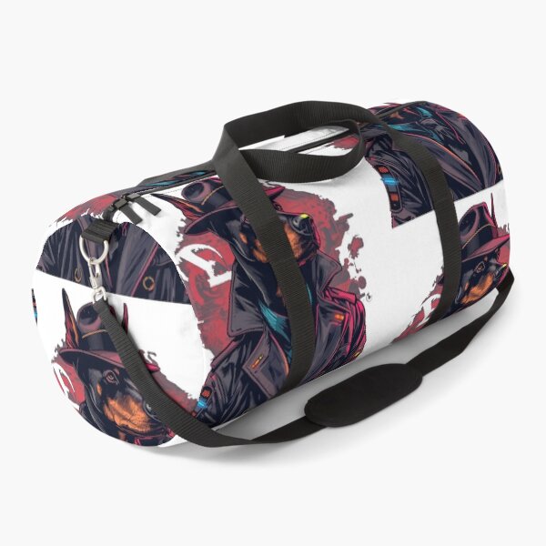 Item preview, Cool Cyberpunk Doberman Dog Gangster Art designed and sold by MargaretPolanco.