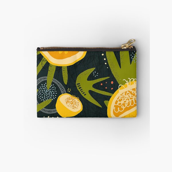 Item preview, Yellow Passion Fruit And Green Leaves Abstract Designs  designed and sold by DEC02.