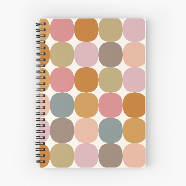 Item preview, Retro Dot Grid - Warm Muted Tones designed and sold by ninatokle.