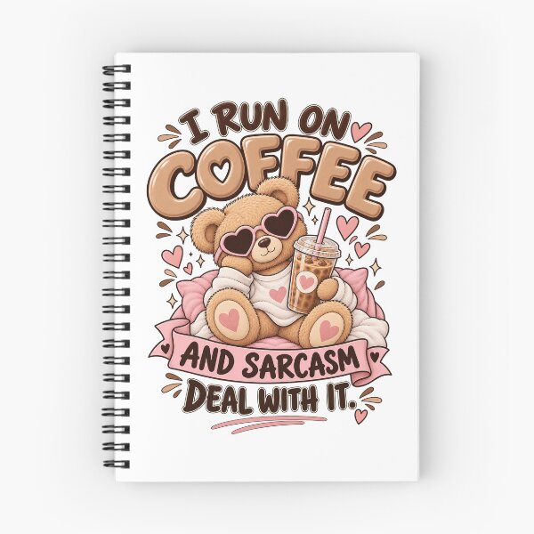 Item preview, I run of coffee and sarcasm. Deal with it designed and sold by ic0tats.