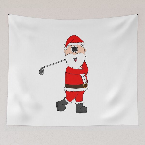 Item preview, Santa Playing Golf (Driver), Golfer Christmas Funny designed and sold by doodlerob.
