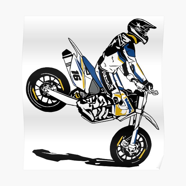  Supermoto  Posters Redbubble