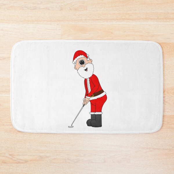 Item preview, Santa Playing Golf (Putter), Golfer Christmas Funny designed and sold by doodlerob.