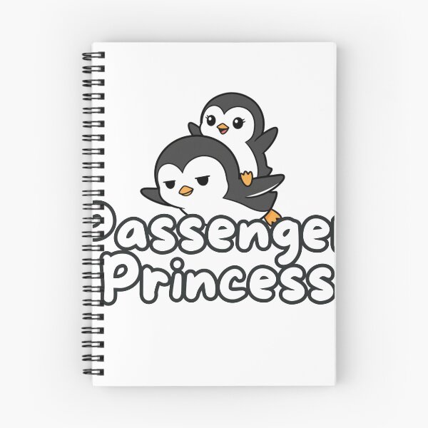Item preview, Passenger Princess – Cute Penguin Riding Shotgun Humor designed and sold by yodaddydesigns.