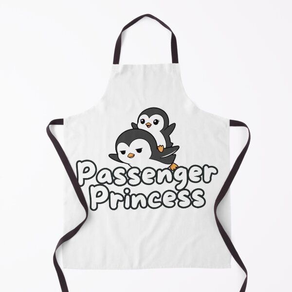 Item preview, Passenger Princess – Cute Penguin Riding Shotgun Humor designed and sold by yodaddydesigns.